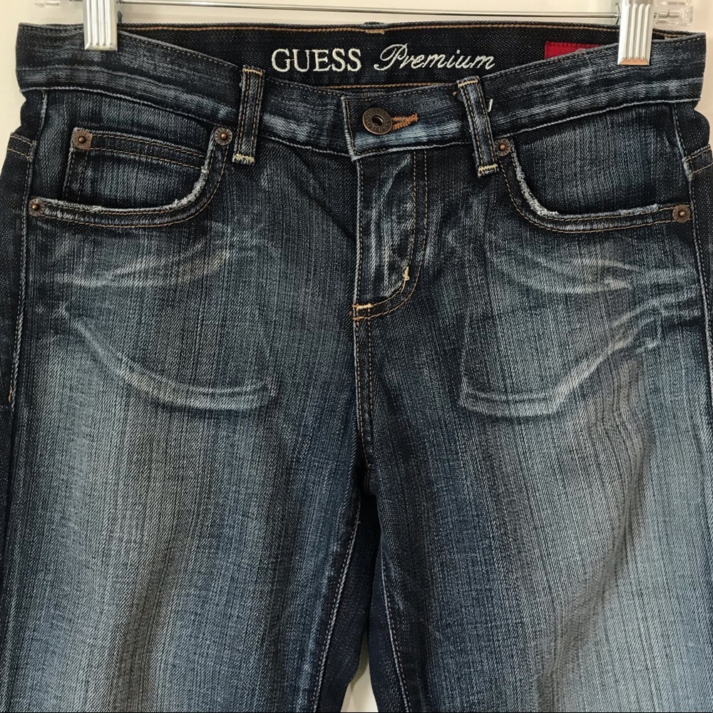 Guess Women’s Flirt Boot Cut Jeans Size 28 - Picture 2 of 12